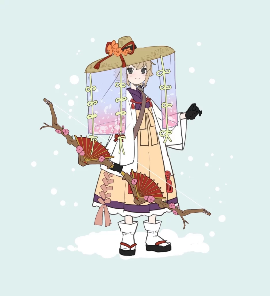 Floral Umbrella Fan Decorations