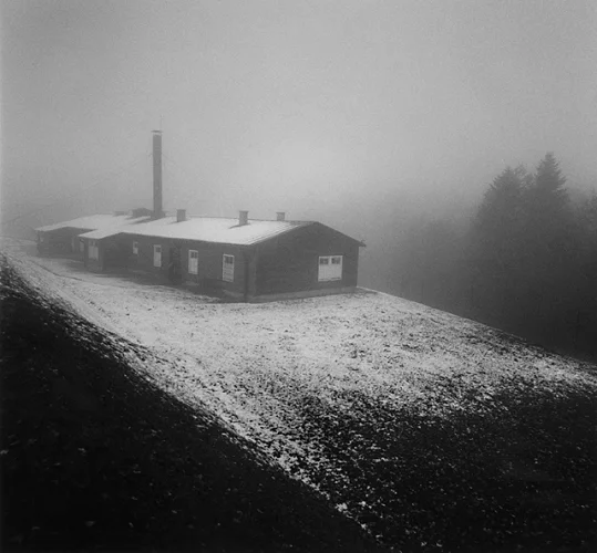 Foggy Architecture Dramatic Textured High Contrast Mysterious