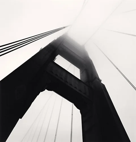 Foggy Bridge Dramatic Atmospheric High Contrast
