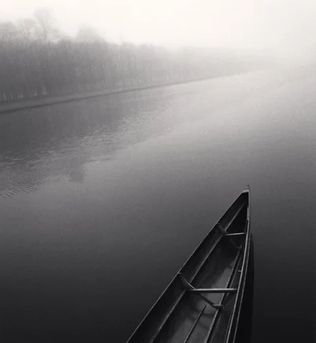Foggy Canoe Dramatic Atmospheric Timeless