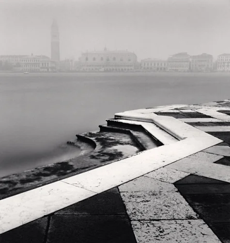 Foggy Cityscape Dramatic Textured High Contrast Mysterious