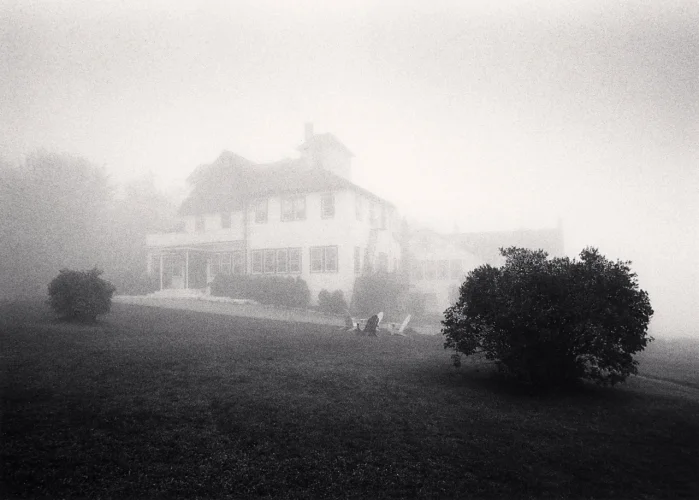 Foggy House Dramatic Atmospheric Architecture