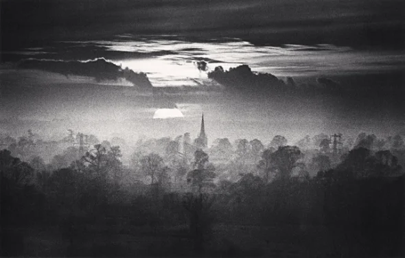 Foggy Landscape Dramatic Atmospheric Mysterious Nature