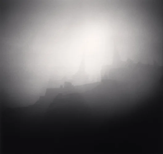 Foggy Landscape Dramatic Atmospheric Mysterious