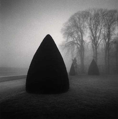 Foggy Landscape Dramatic Textured High Contrast Mysterious Atmospheric