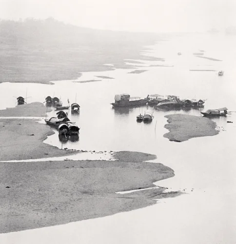 Foggy Riverboats Dramatic Atmospheric Timeless