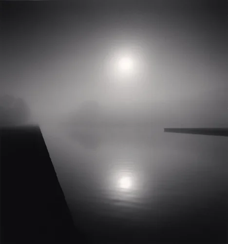 Foggy Seascape Dramatic Atmospheric Mysterious