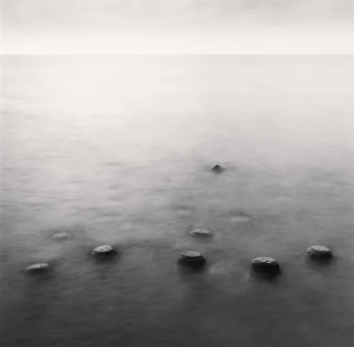 Foggy Seascape Dramatic Atmospheric Mysterious