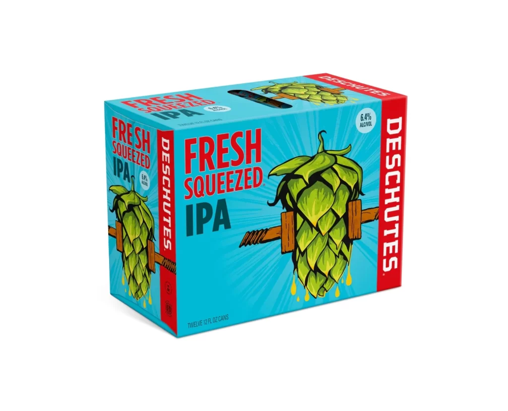 Fresh Squeezed IPA Blue Green Packaging