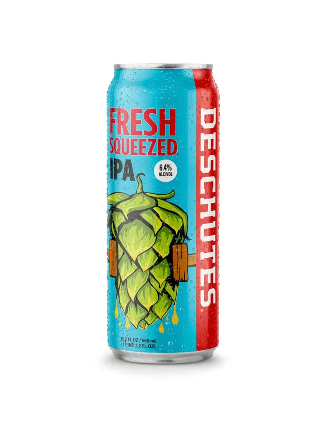 Fresh Squeezed IPA Blue Red Packaging