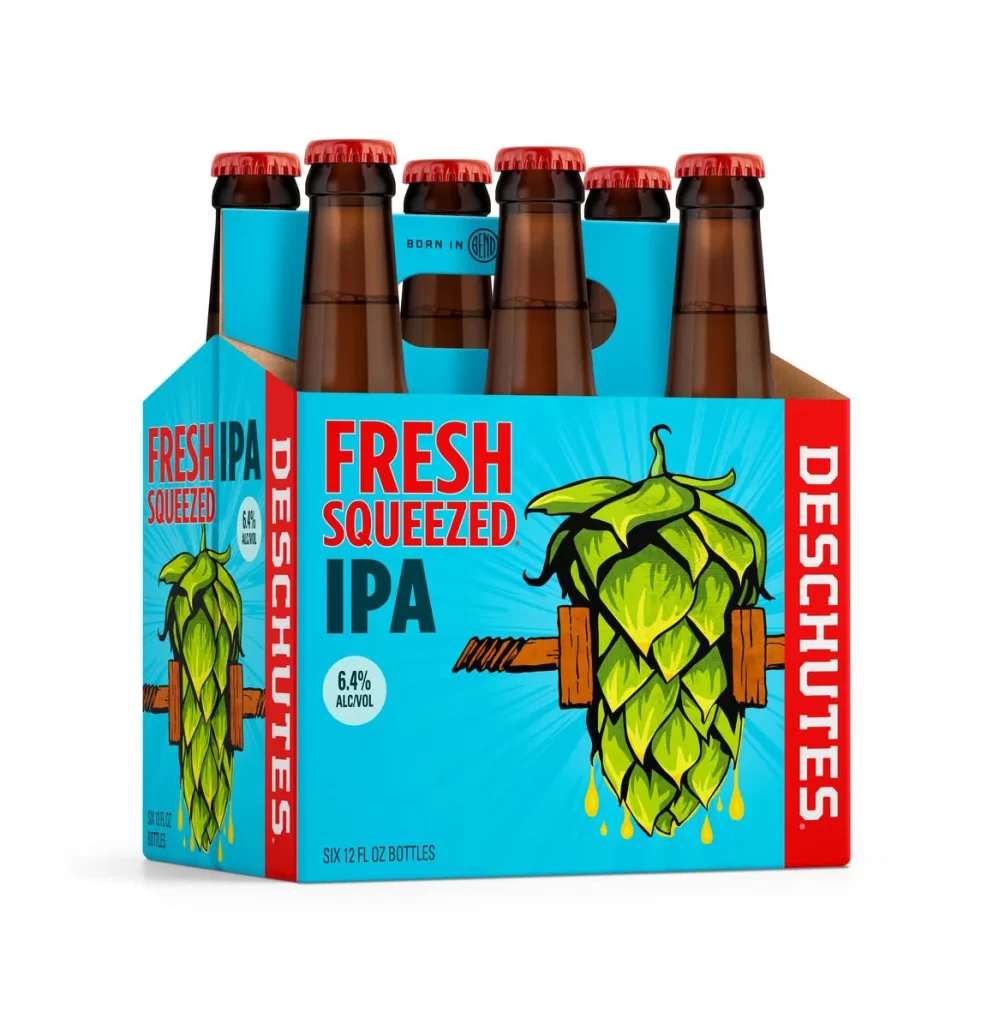 Fresh Squeezed IPA Blue Red Packaging