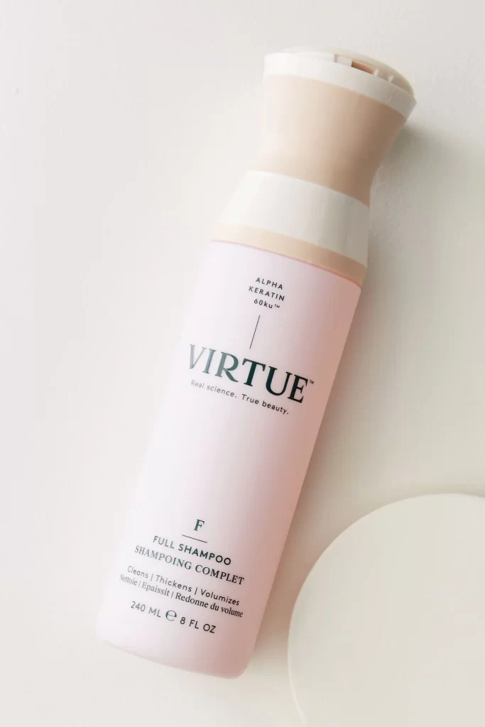 Full Shampoo Bottle Pink Plastic Modern Haircare