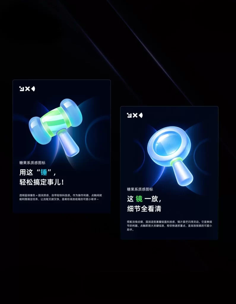 Gavel Magnifying Glass Blue Green