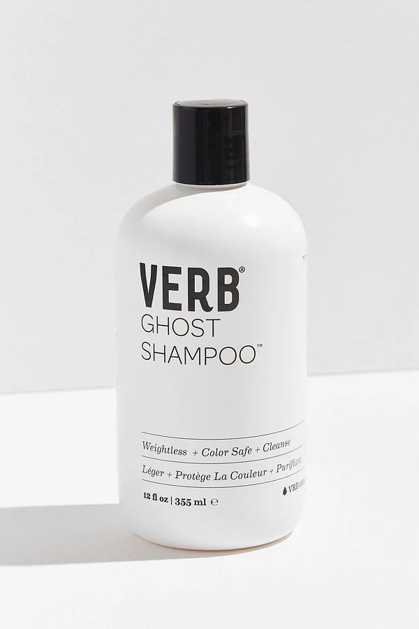 Ghost Shampoo Bottle White Black Cap