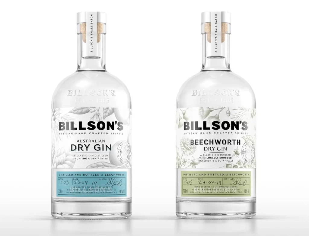 Gin Bottle Clear Botanical Artisan