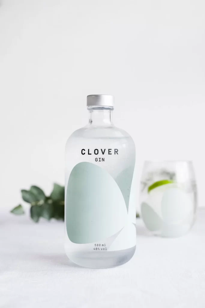 Gin Bottle Glass Clear Simple Alcohol