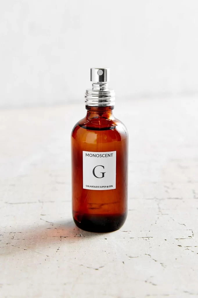 Glass Bottle Amber Monoscent G Spray