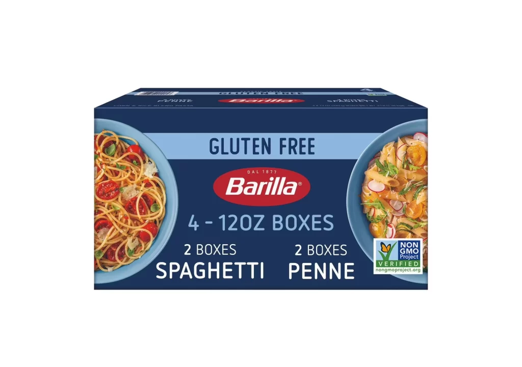 Gluten Free Pasta Blue Red White