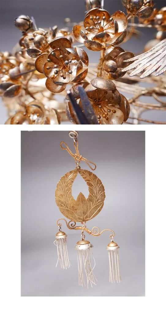 Gold Floral Ornament