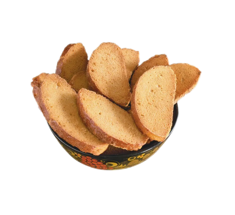 Golden Toasted Bread Crispy Texture Bowl Decorative Pattern