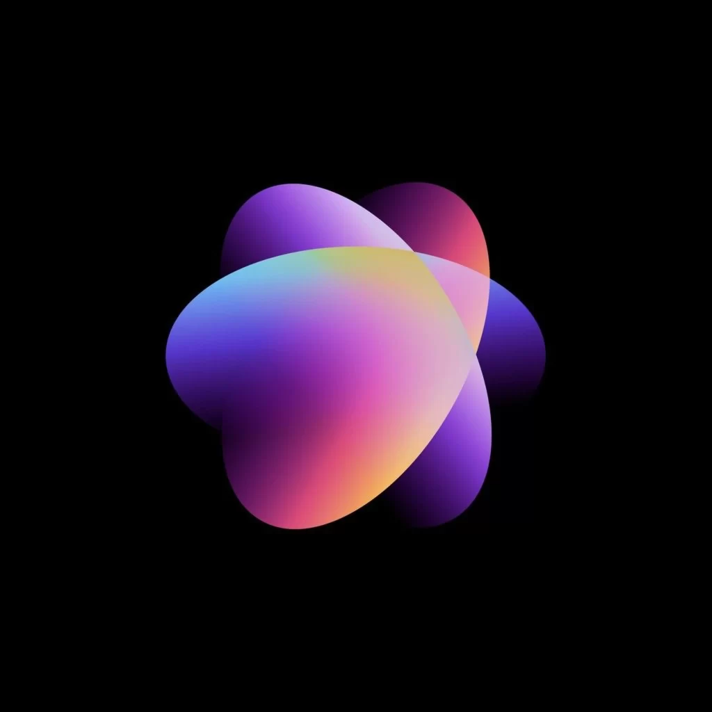 Gradient Colorful Shape Modern