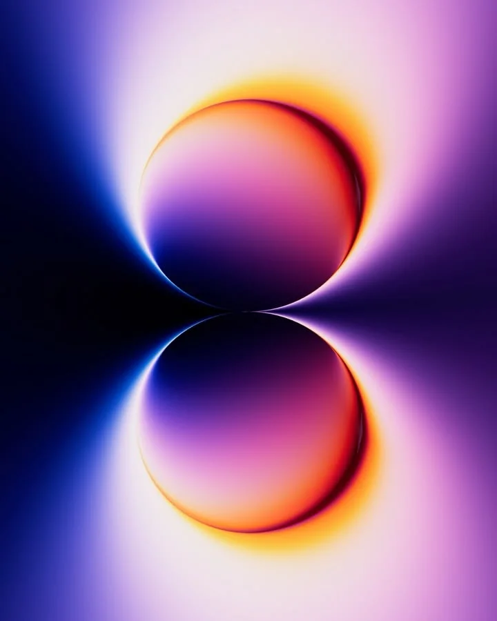 Gradient Spheres Glow