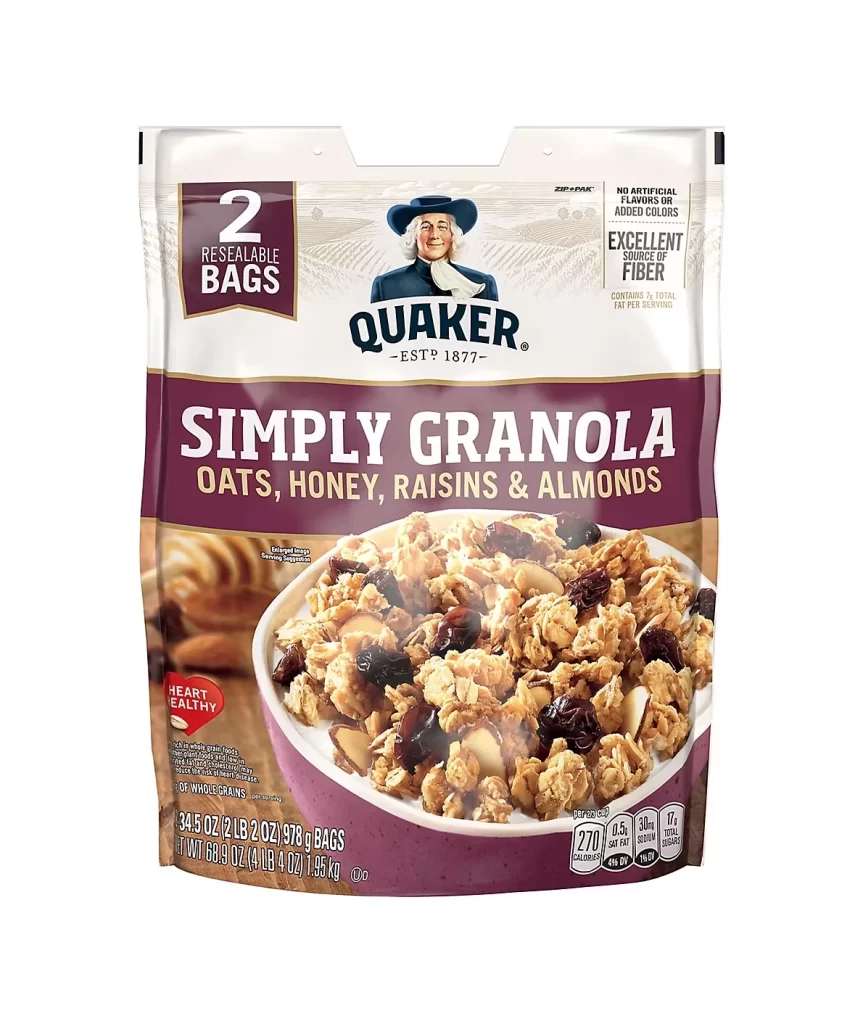 Granola Oats Honey Raisins Almonds