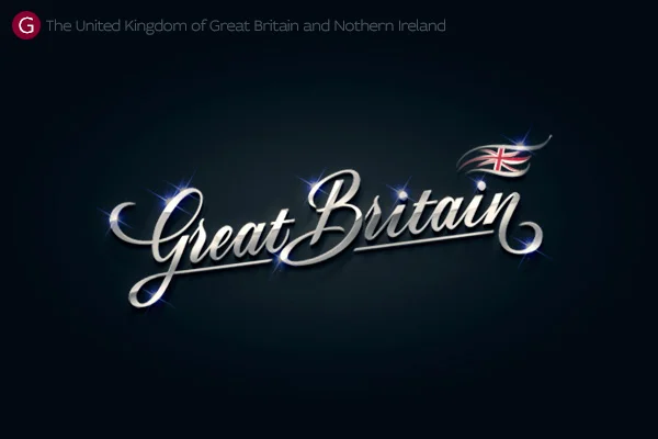 Great Britain Silver Blue Logo