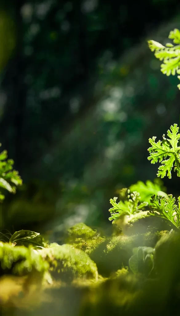 Green Leaves Nature Sunlight Forest