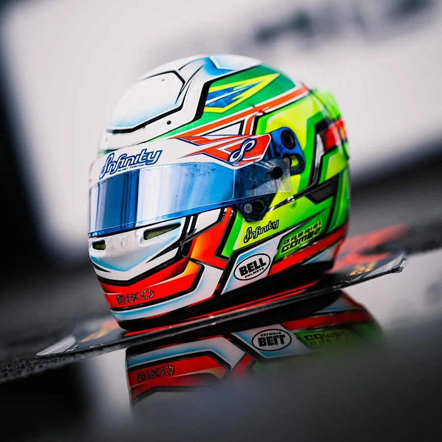 Green Red Blue Racing BELL Helmet Motorcycle