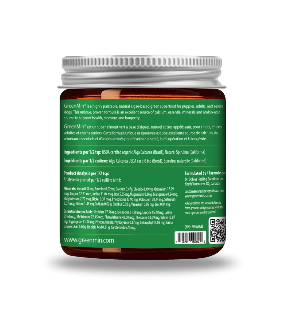 GreenMin Algae Based Superfood Green Amber