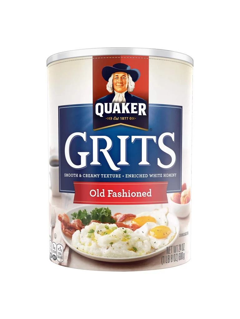 Grits White Blue Red Traditional