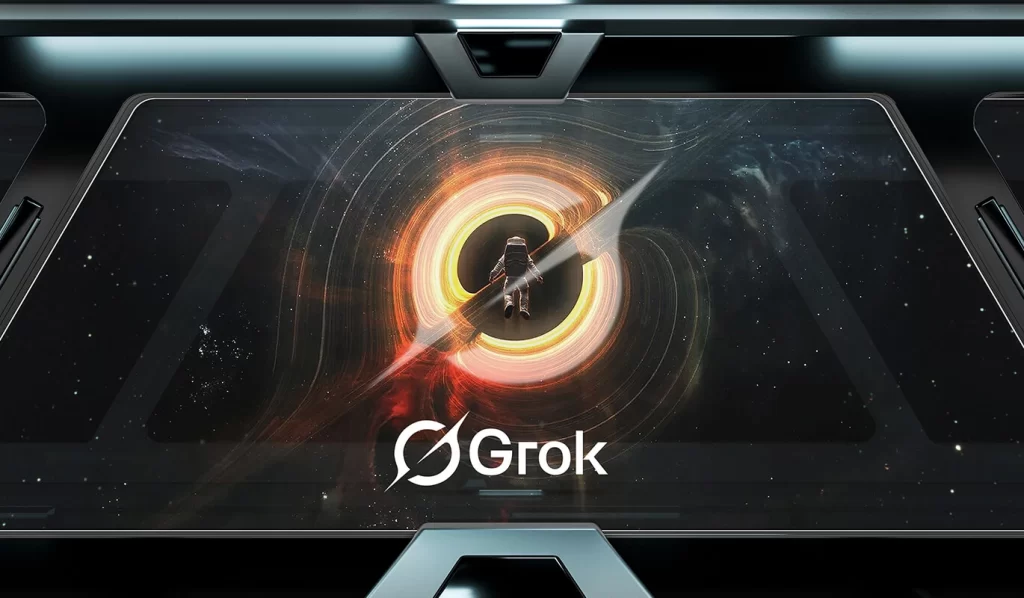 Grok Astronaut Black Hole Space Technology
