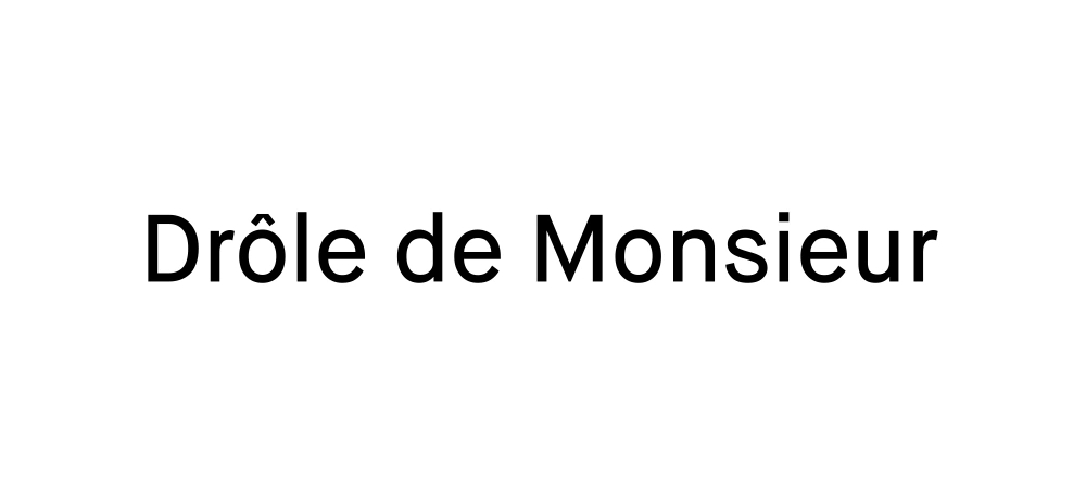 Drôle de Monsieur Logo