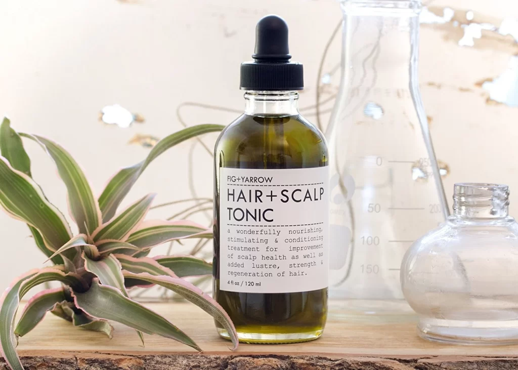 Hair Scalp Tonic Green White Natural