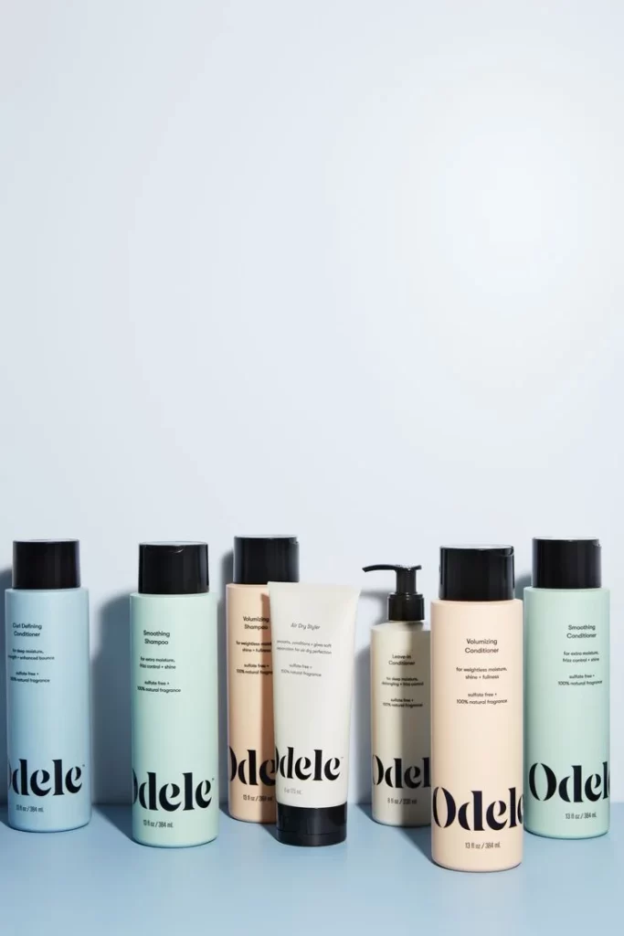 Haircare Bottle Pastel Color Minimalist gray Design