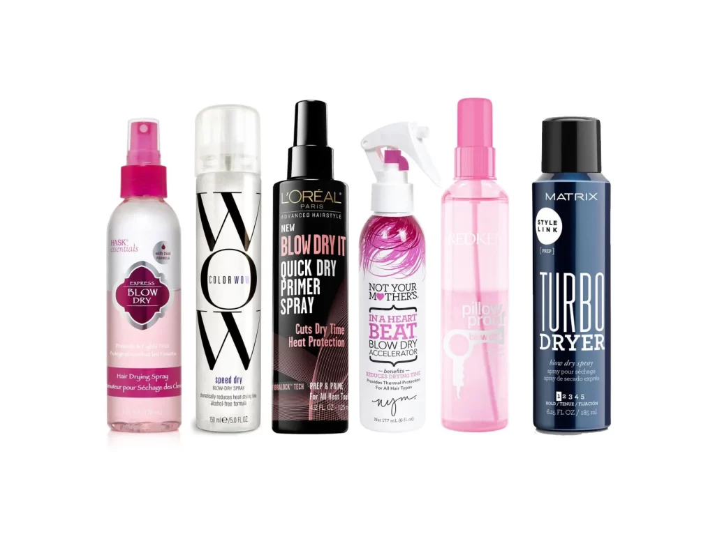 Haircare Bottle Pink Spray Heat Protection