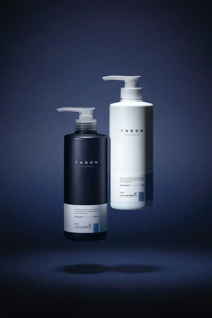 Haircare Bottle White Pump Minimalist