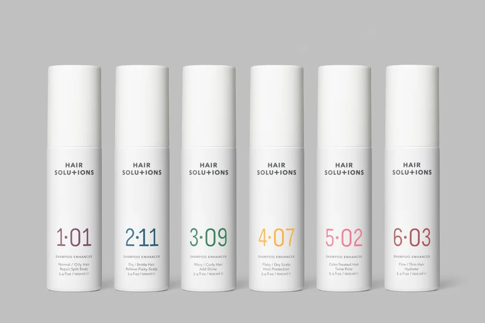Haircare Tube White Minimalist Shampoo Enhancer