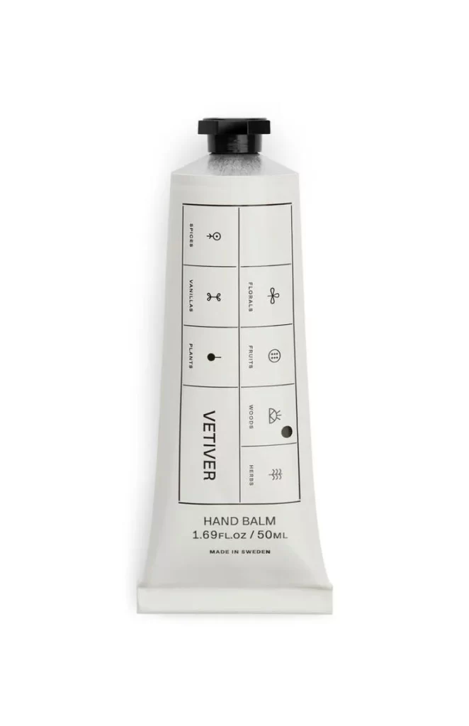 Hand Balm Tube White Minimalist Skincare