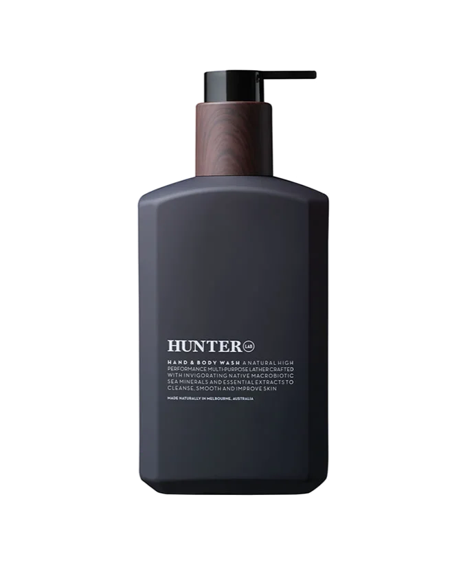 Hand Body Wash Bottle Dark Pump Dispenser