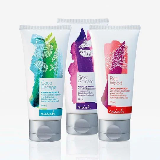 Hand Cream Tube Colorful Artistic Skincare