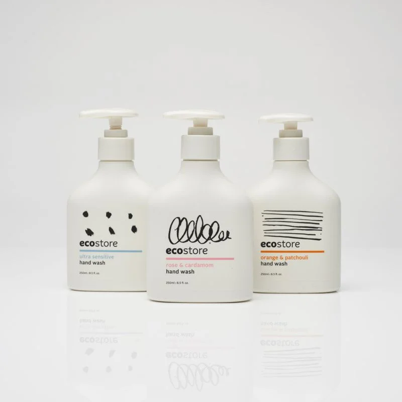 Hand Wash Bottle White Pump Eco-friendly