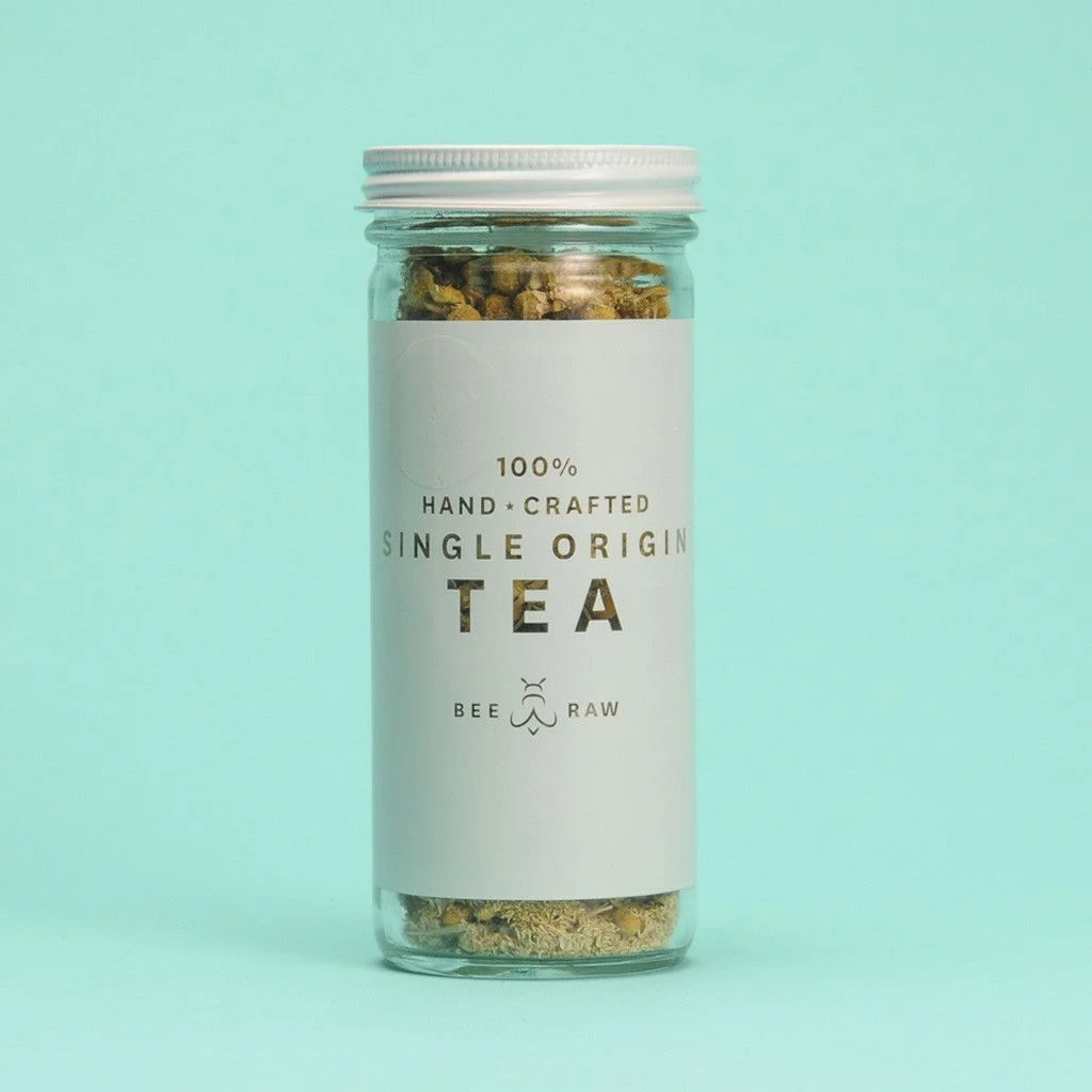 Handcrafted Tea Jar White Single-Origin
