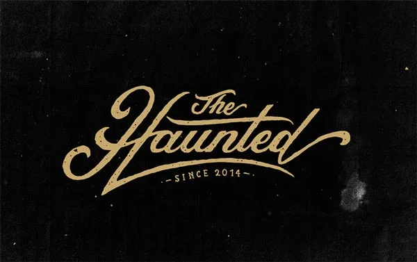 Haunted Gold Black Logo