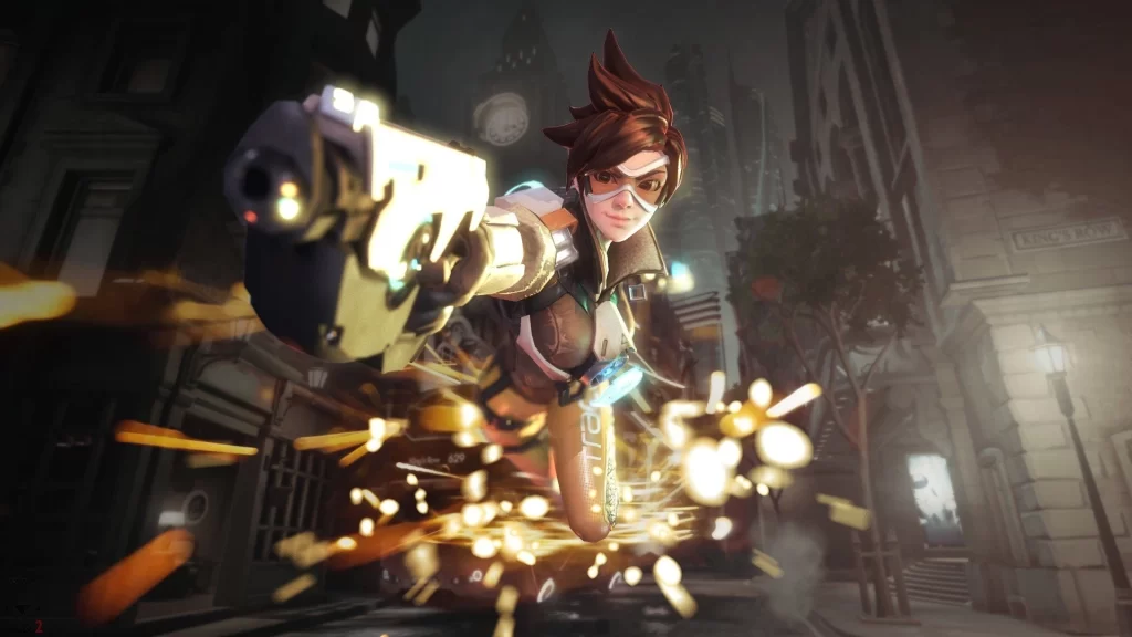 Heroic Character Dynamic Action Neon Lights