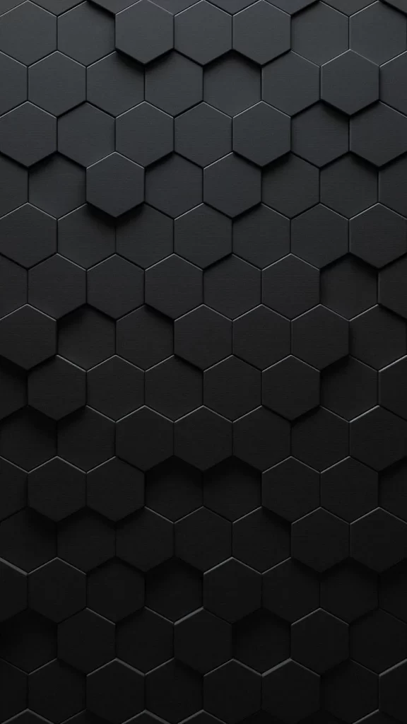 Hexagonal Dark Tones Geometric