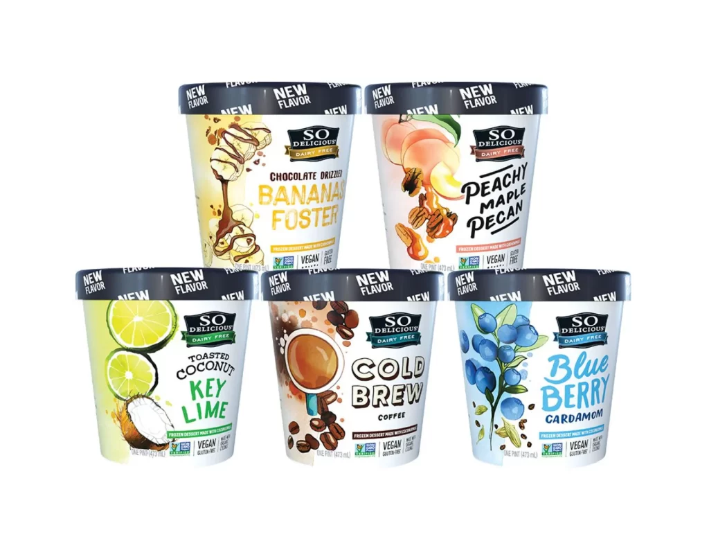 Ice Cream Chocolate Lime Blueberry Coffee