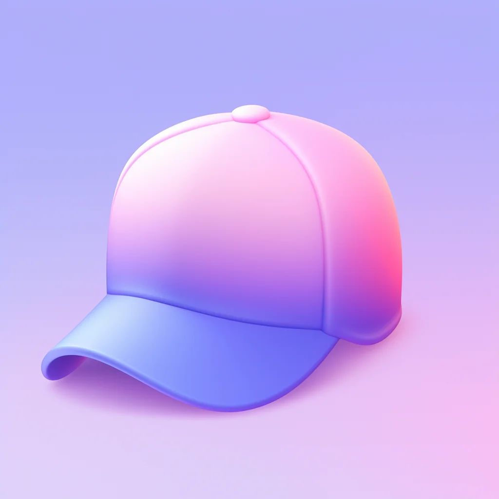 icon cute cap lovely 3D cartoon game