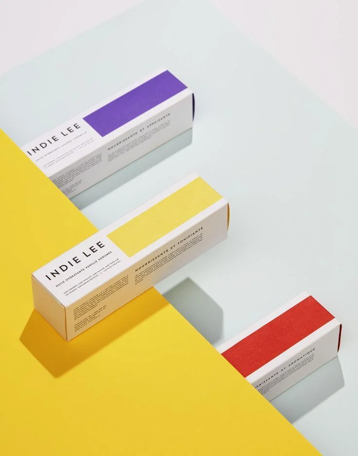 Indie Lee Box White Yellow Red Purple Skincare